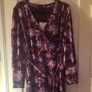 Who what wear wrap dress in floral design